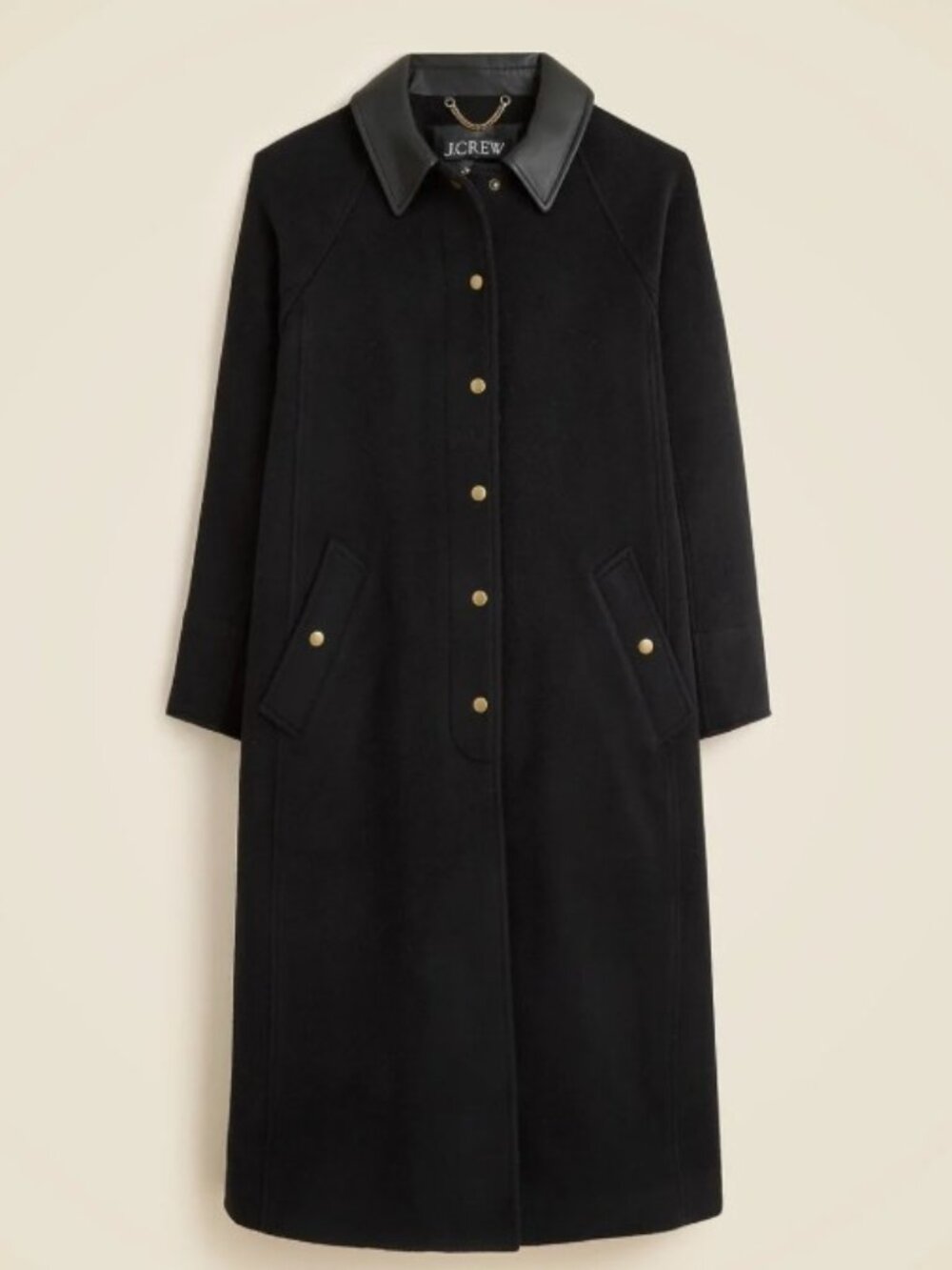 J.Crew Long Barn Jacket™ in drapey wool blend  NWT